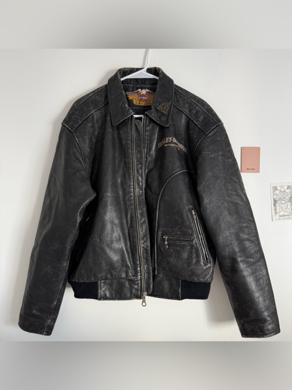 Vintage Harley Davidson leather jacket